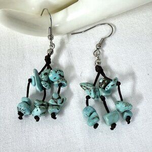 Premier Designs Ocean Breeze Turquoise Earrings New